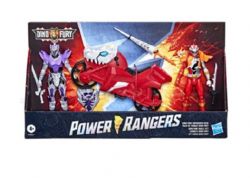 POWER RANGERS - DINO FURY ROUGE RANGER ET VÉHICULE VS VOID KNIGHT